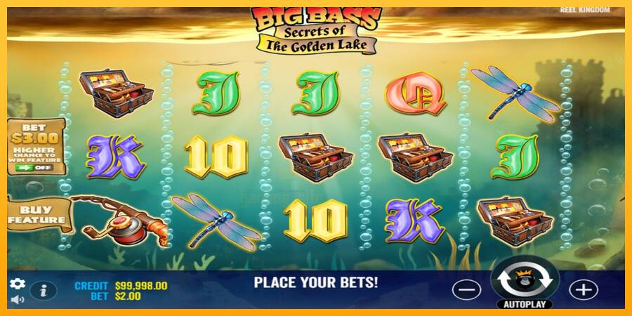 Big Bass Secrets of the Golden Lake gaming machine for money, picture 2