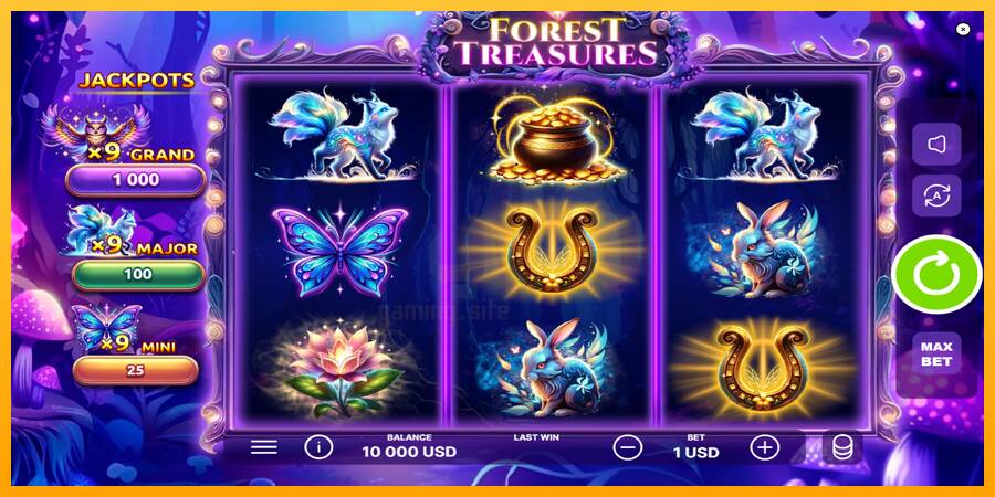 Forest Treasures gaming machine for money, picture 2