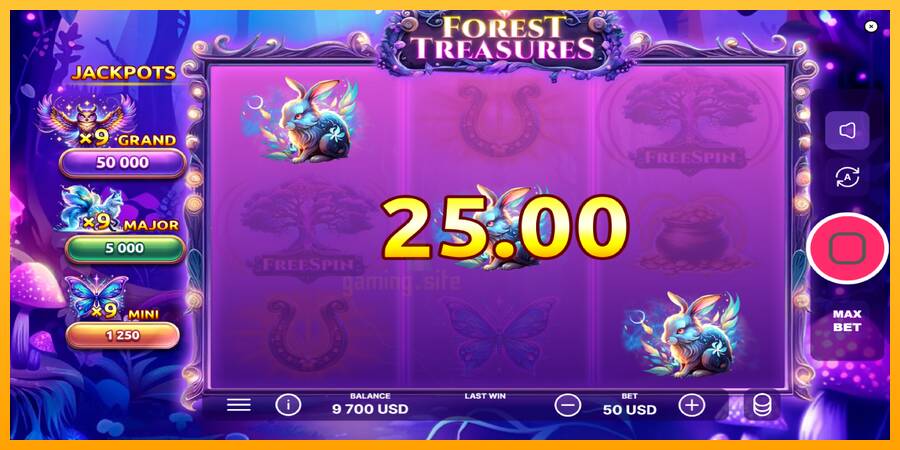 Forest Treasures gaming machine for money, picture 3