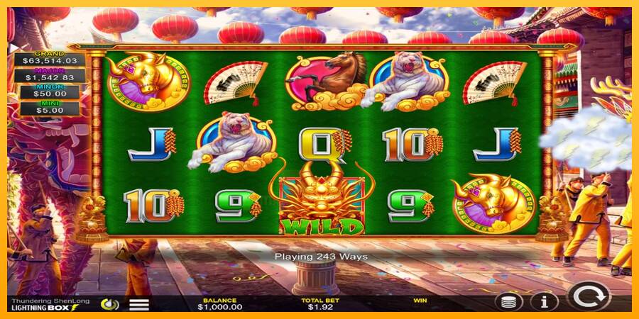 Thundering Shenlong gaming machine for money, picture 1