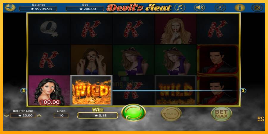 Devil’s Heat gaming machine for money, picture 3