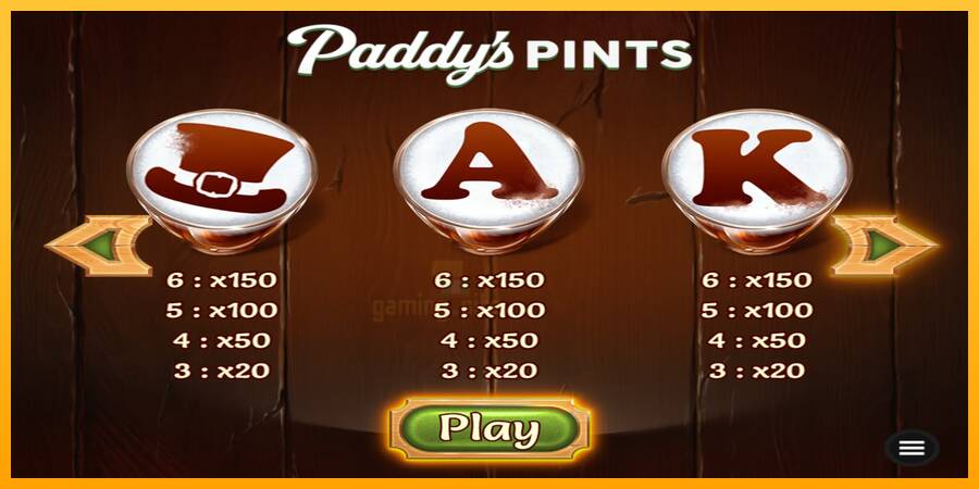 Paddys Pints gaming machine for money, picture 6