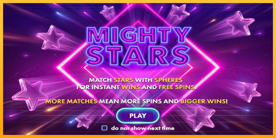 Mighty Stars gaming machine for money, picture 1