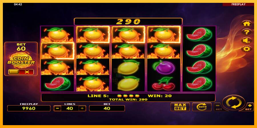 Blazing Coins 40 gaming machine for money, picture 3