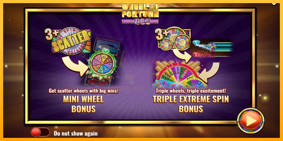 Wheel of Fortune Triple Extreme Spin BetMGM gaming machine for money, picture 1