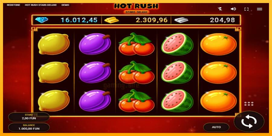 Hot Rush Stars Deluxe gaming machine for money, picture 1