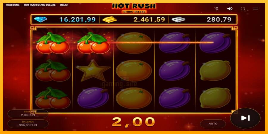 Hot Rush Stars Deluxe gaming machine for money, picture 3