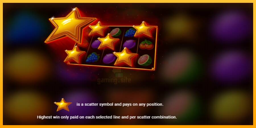 Hot Rush Stars Deluxe gaming machine for money, picture 5