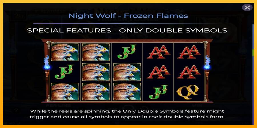 Night Wolf - Frozen Flames gaming machine for money, picture 5