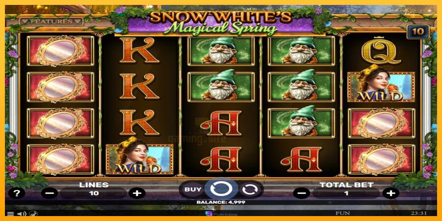 Snow Whites Magical Spring gaming machine for money, picture 2