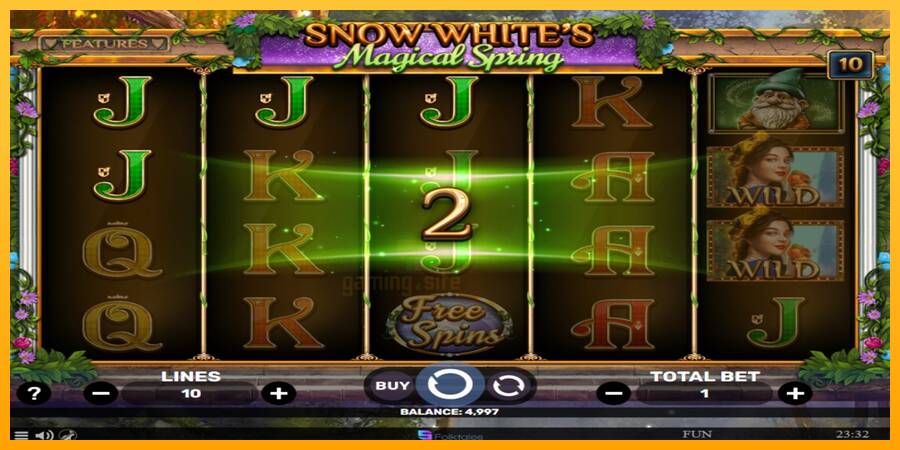 Snow Whites Magical Spring gaming machine for money, picture 3