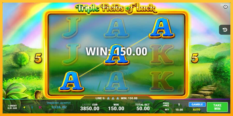 Triple Fields of Luck gaming machine for money, picture 2