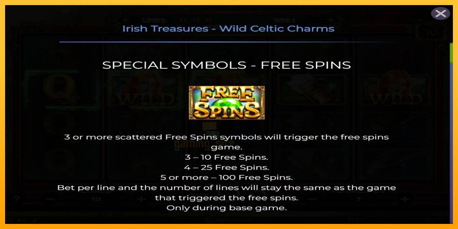 Irish Treasures - Wild Celtic Charms gaming machine for money, picture 4