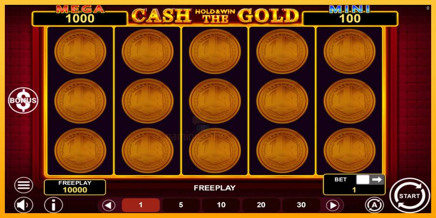 Cash The Gold Hold & Win gaming machine for money, picture 2