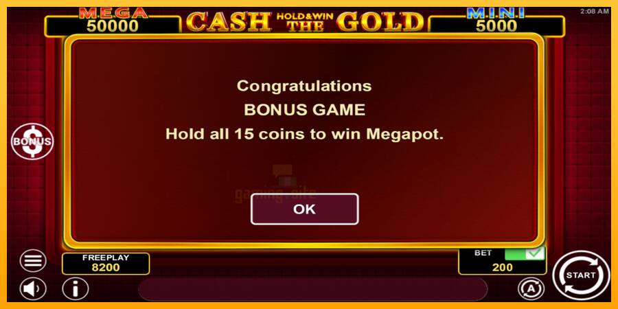 Cash The Gold Hold & Win gaming machine for money, picture 3