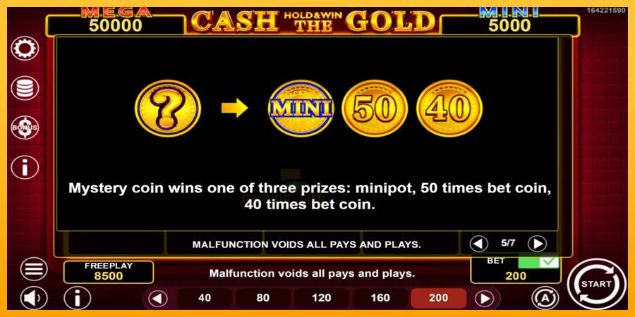 Cash The Gold Hold & Win gaming machine for money, picture 6