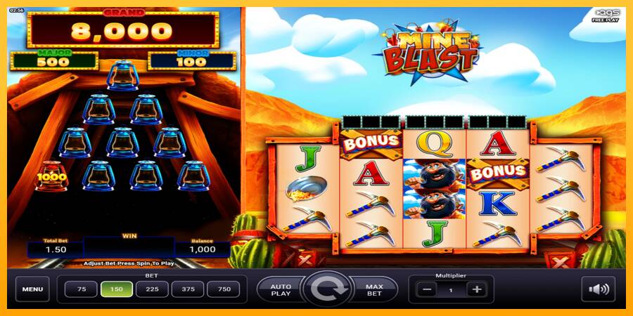 Mine Blast gaming machine for money, picture 1