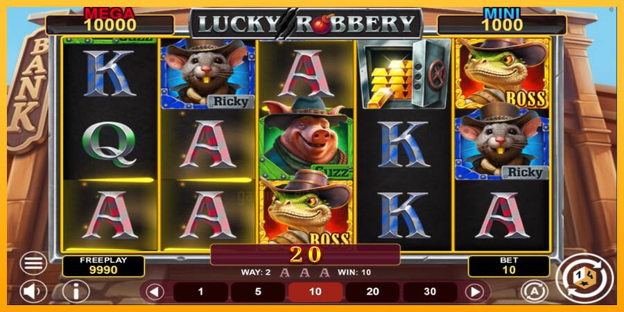 Lucky Robbery gaming machine for money, picture 3