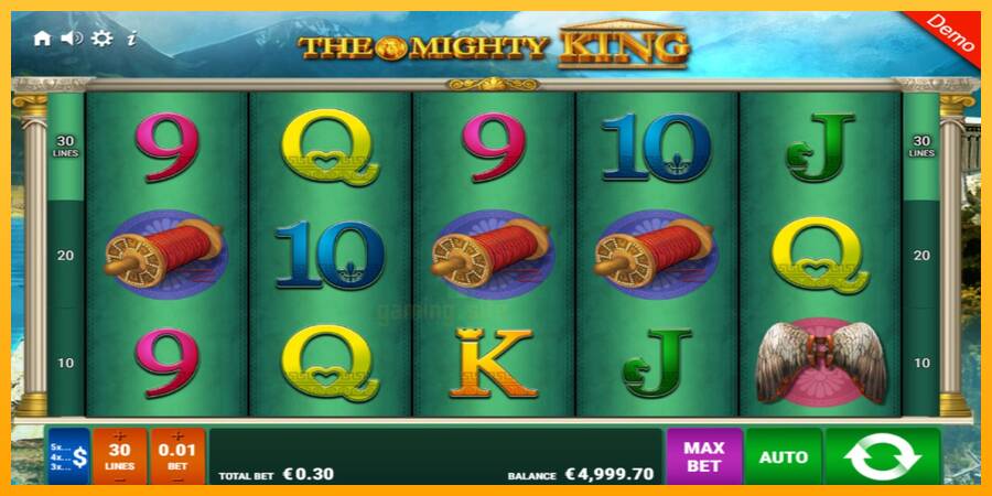 The Mighty King gaming machine for money, picture 2