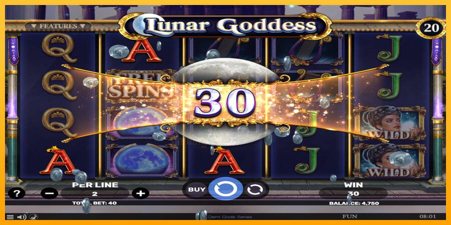 Lunar Goddess gaming machine for money, picture 3