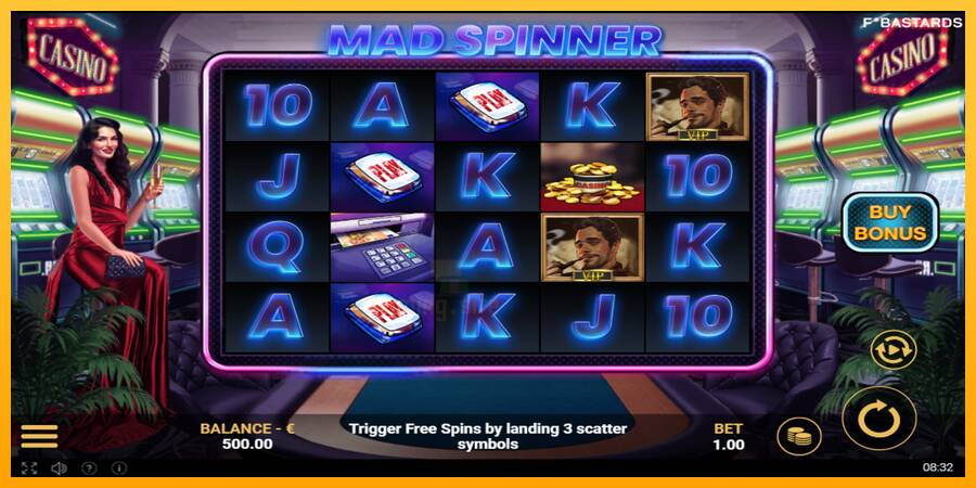 Mad Spinner gaming machine for money, picture 2