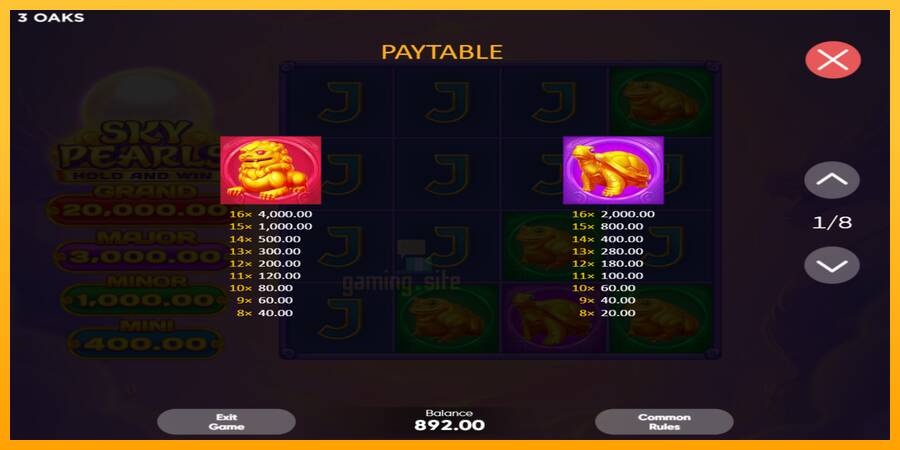 Sky Pearls gaming machine for money, picture 4