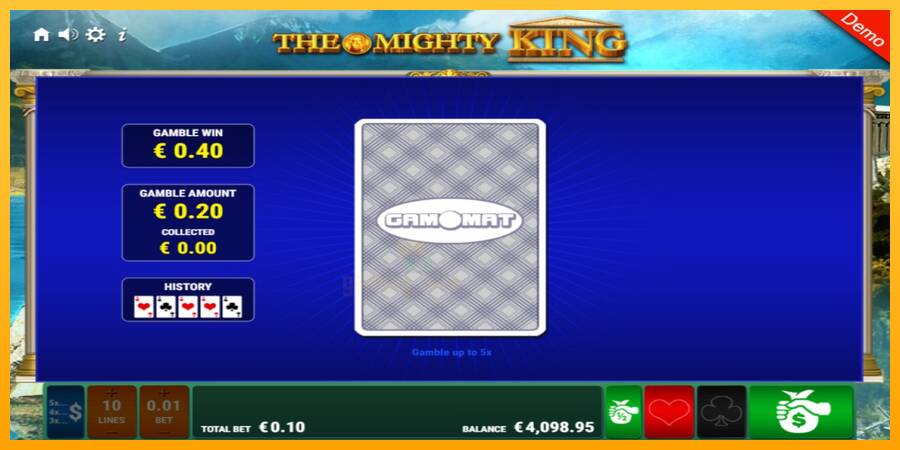 The Mighty King gaming machine for money, picture 8