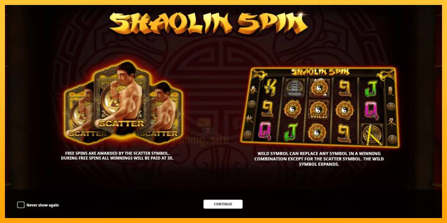 Shaolin Spin gaming machine for money, picture 1