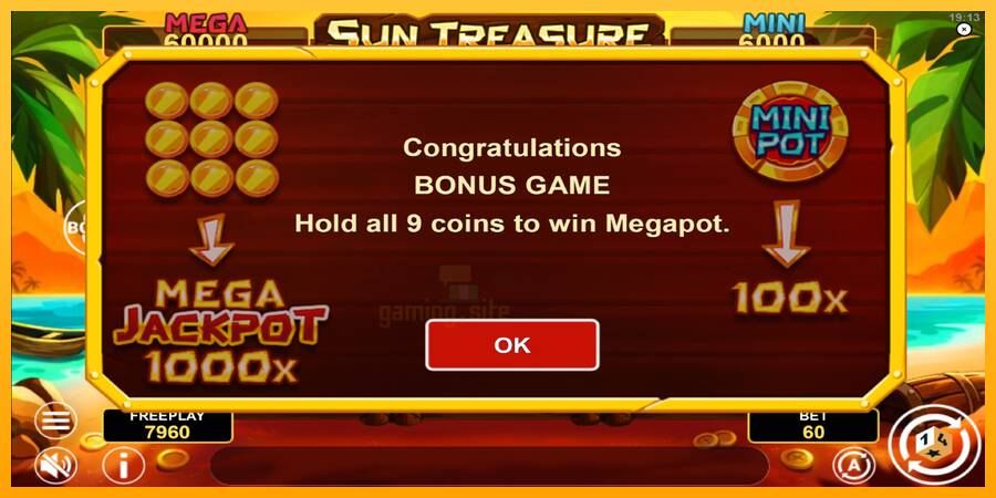 Sun Treasure Hold & Win gaming machine for money, picture 4