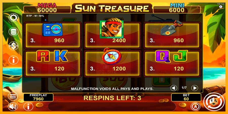 Sun Treasure Hold & Win gaming machine for money, picture 5