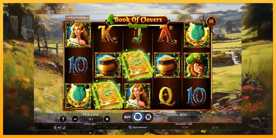 Book of Clovers - Extreme gaming machine for money, picture 2