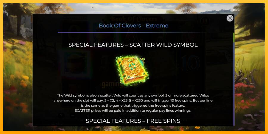 Book of Clovers - Extreme gaming machine for money, picture 5