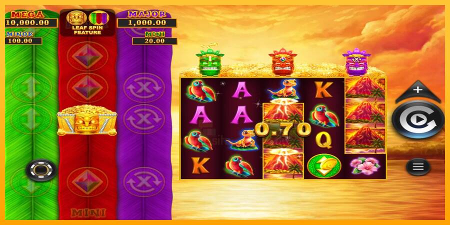 Action Boost Tiki Treasures gaming machine for money, picture 3