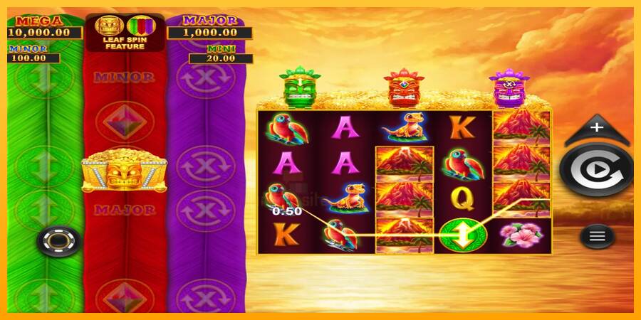 Action Boost Tiki Treasures gaming machine for money, picture 4