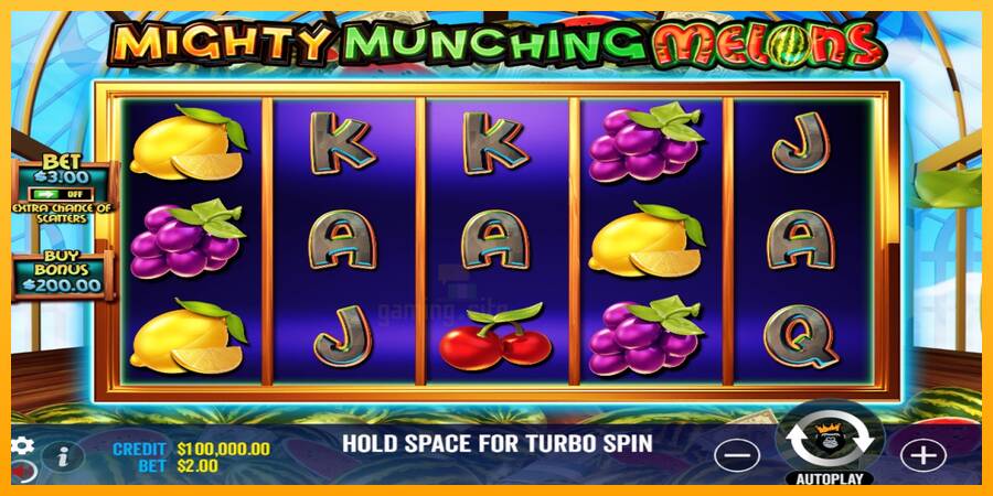 Mighty Munching Melons gaming machine for money, picture 2