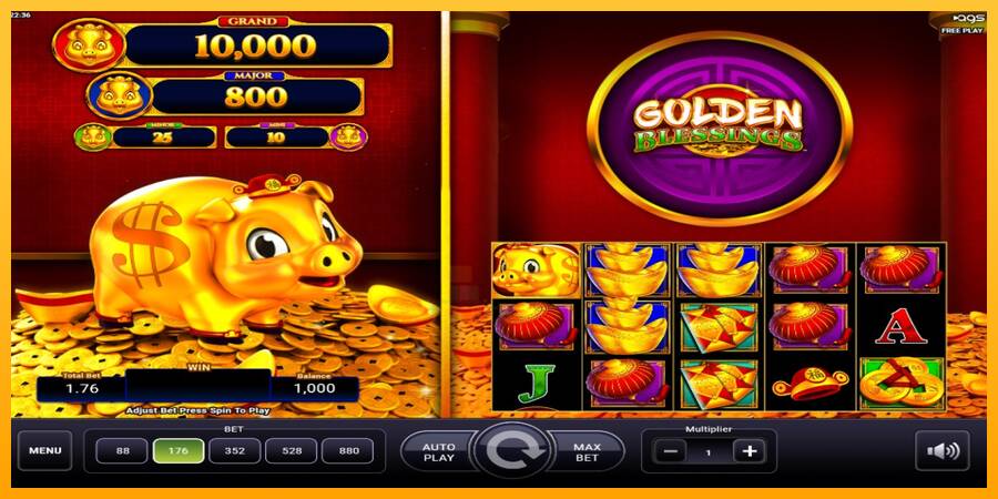 Golden Blessings gaming machine for money, picture 2