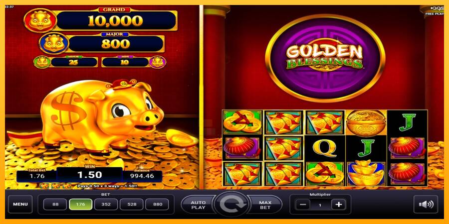 Golden Blessings gaming machine for money, picture 3