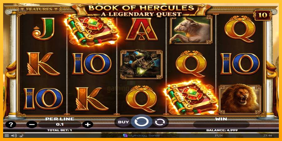 Book of Hercules - A Legendary Quest gaming machine for money, picture 2