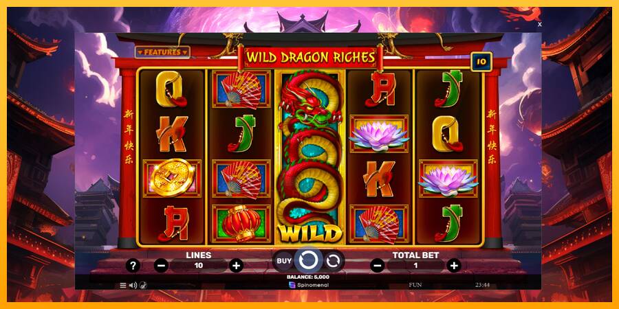 Wild Dragon Riches gaming machine for money, picture 2