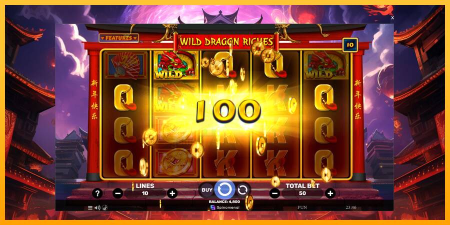 Wild Dragon Riches gaming machine for money, picture 3