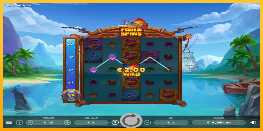 Fish & Spins gaming machine for money, picture 3