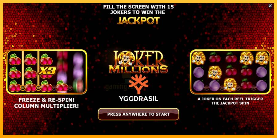 Joker Millions gaming machine for money, picture 1