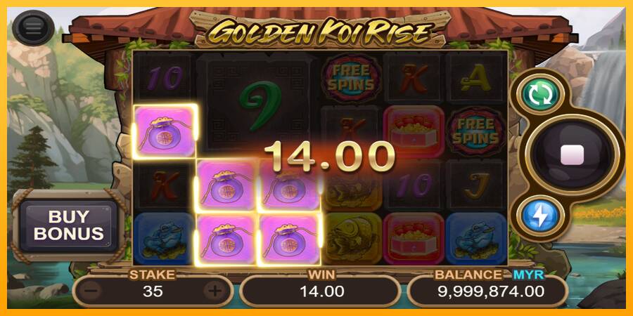 Golden Koi Rise gaming machine for money, picture 3