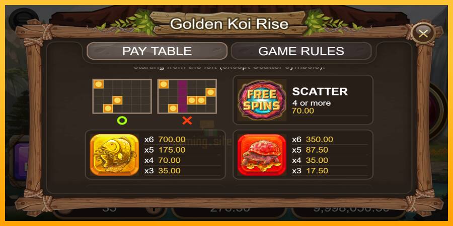 Golden Koi Rise gaming machine for money, picture 6