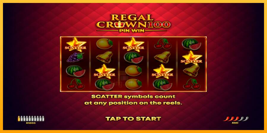 Regal Crown 100 gaming machine for money, picture 1