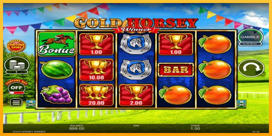 Gold Horsey Winner gaming machine for money, picture 2