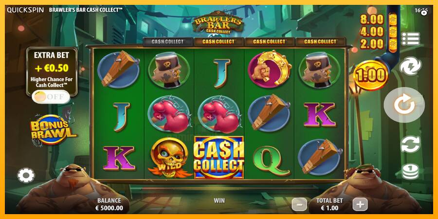 Brawlers Bar Cash Collect gaming machine for money, picture 2