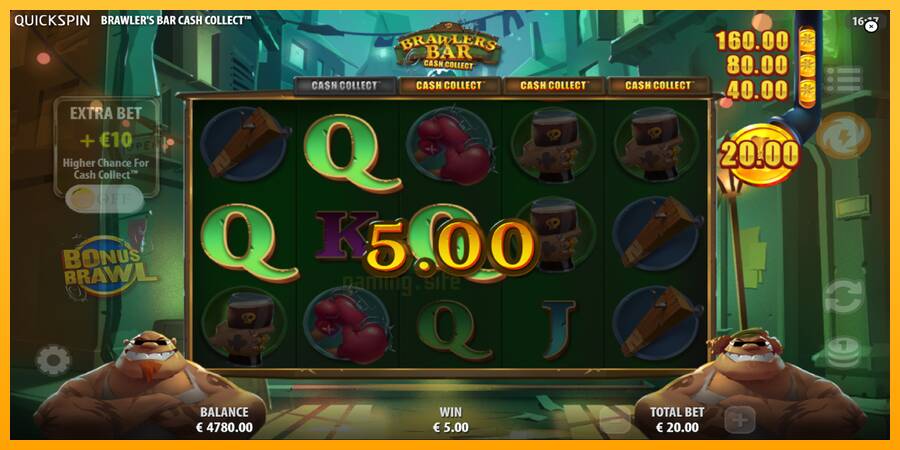 Brawlers Bar Cash Collect gaming machine for money, picture 3