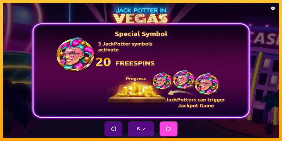 Jack Potter in Vegas gaming machine for money, picture 5