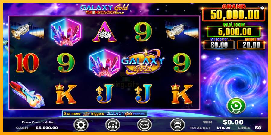 Galaxy Gold CashStacks Gold gaming machine for money, picture 2